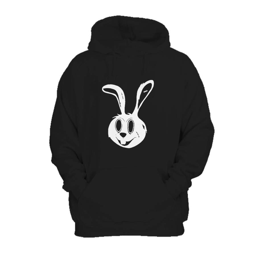 Bunny For Guys Rabbit Graphic Art Awesome Hoodie