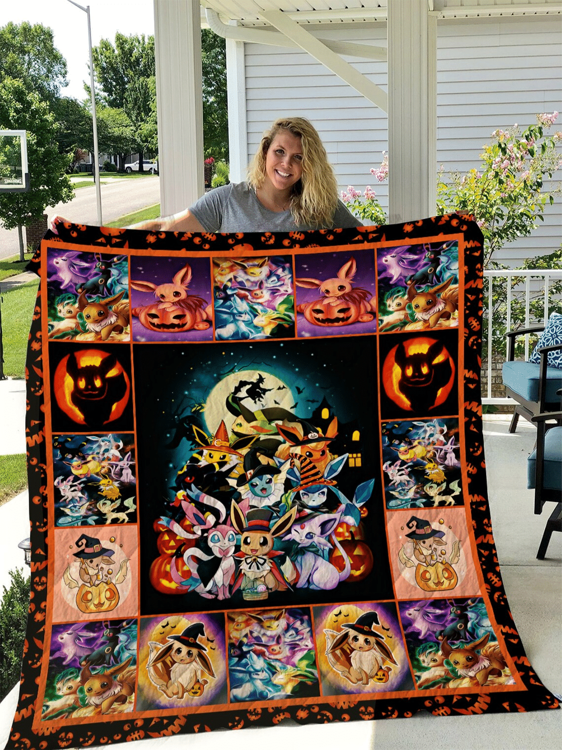 Pokemon Anime Halloween Blanket Av0001177