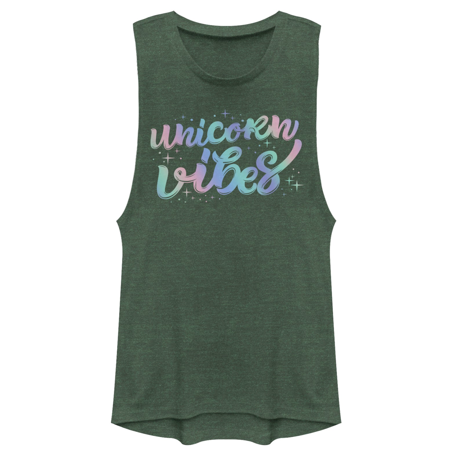 Chin Up Junior’S Unicorn Vibes  Festival Muscle Tee