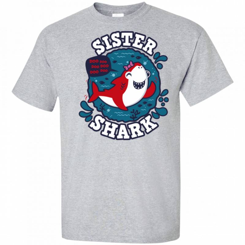 Shark Family trazo – Sister Tall T-Shirt