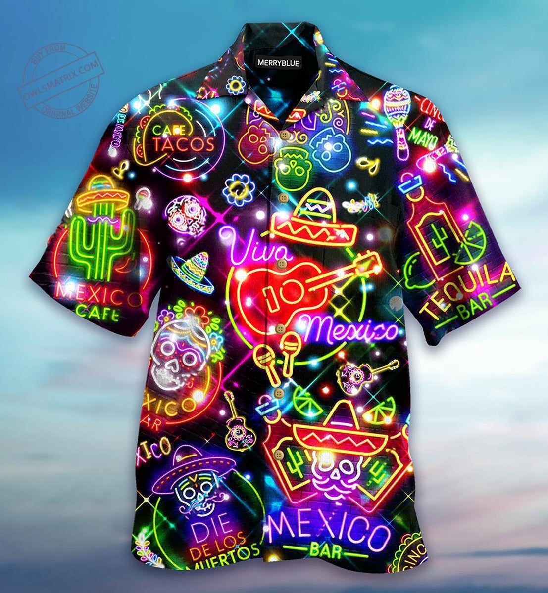 Mexico Neon Color Style Limited Hawaii Shirt Ha28539