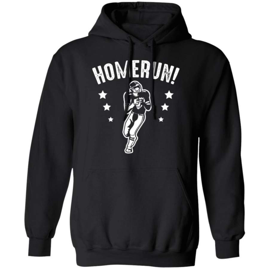 Homerun Football Baseball Mix Wrong Sports Hoodie