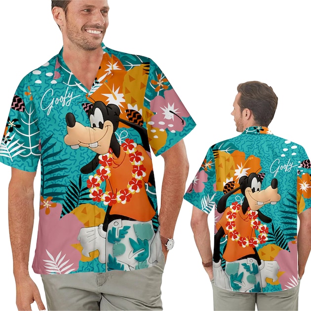 Goofy Hawaii shirt, Goofy Aloha shirt, Goofy Hawaiian Shirt