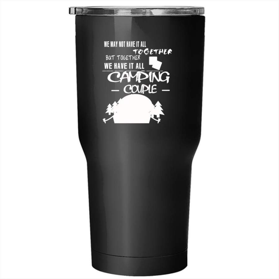 Camping Couple Tumbler 30 oz Stainless Steel, Lovely Gift For Couple Travel Mug