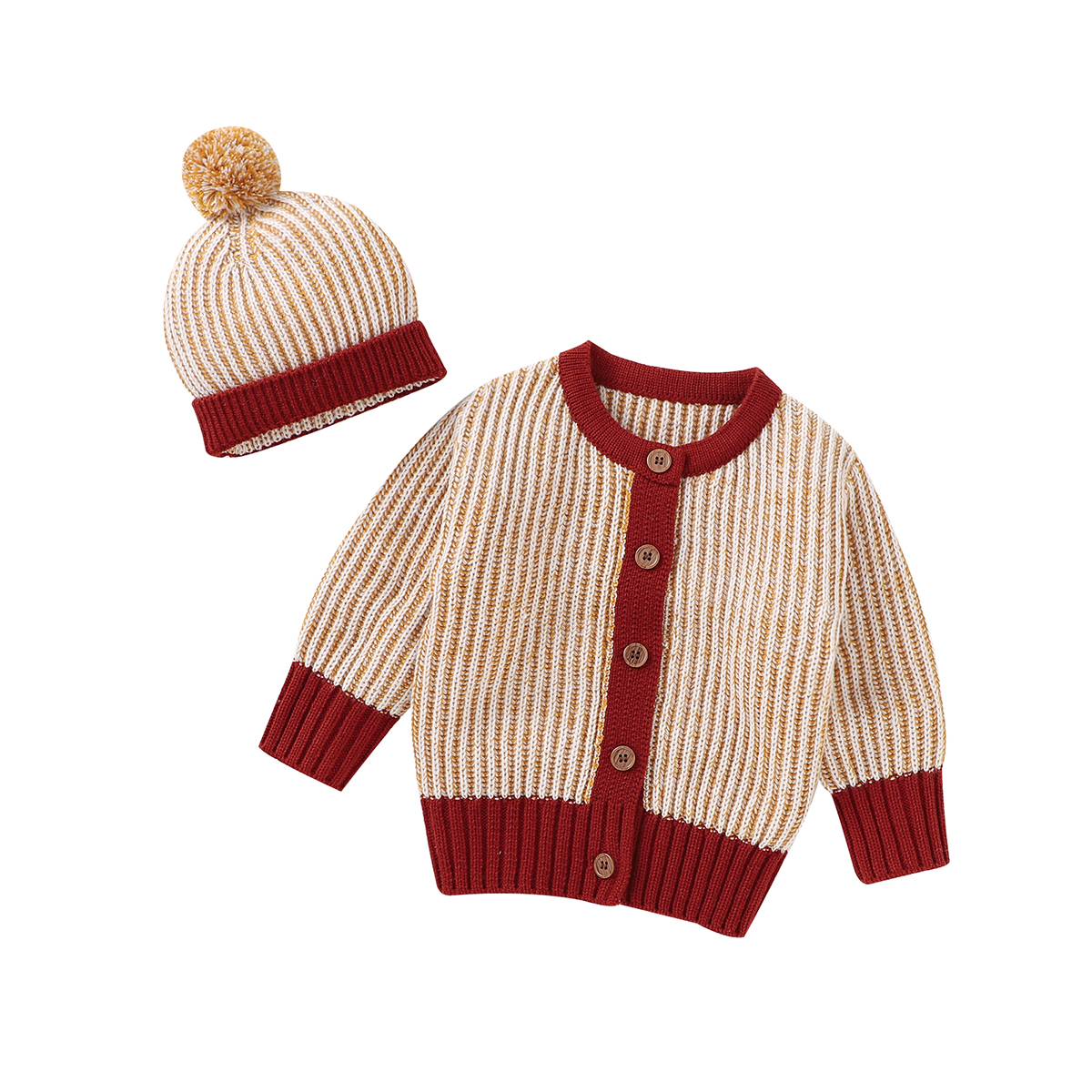 Baby Sweaters Cardigans Long Sleeve Newbron Infant Unisex Knitted Jackets & Coats Button Up Toddler Kids Knitwear Clothes Autumn alx