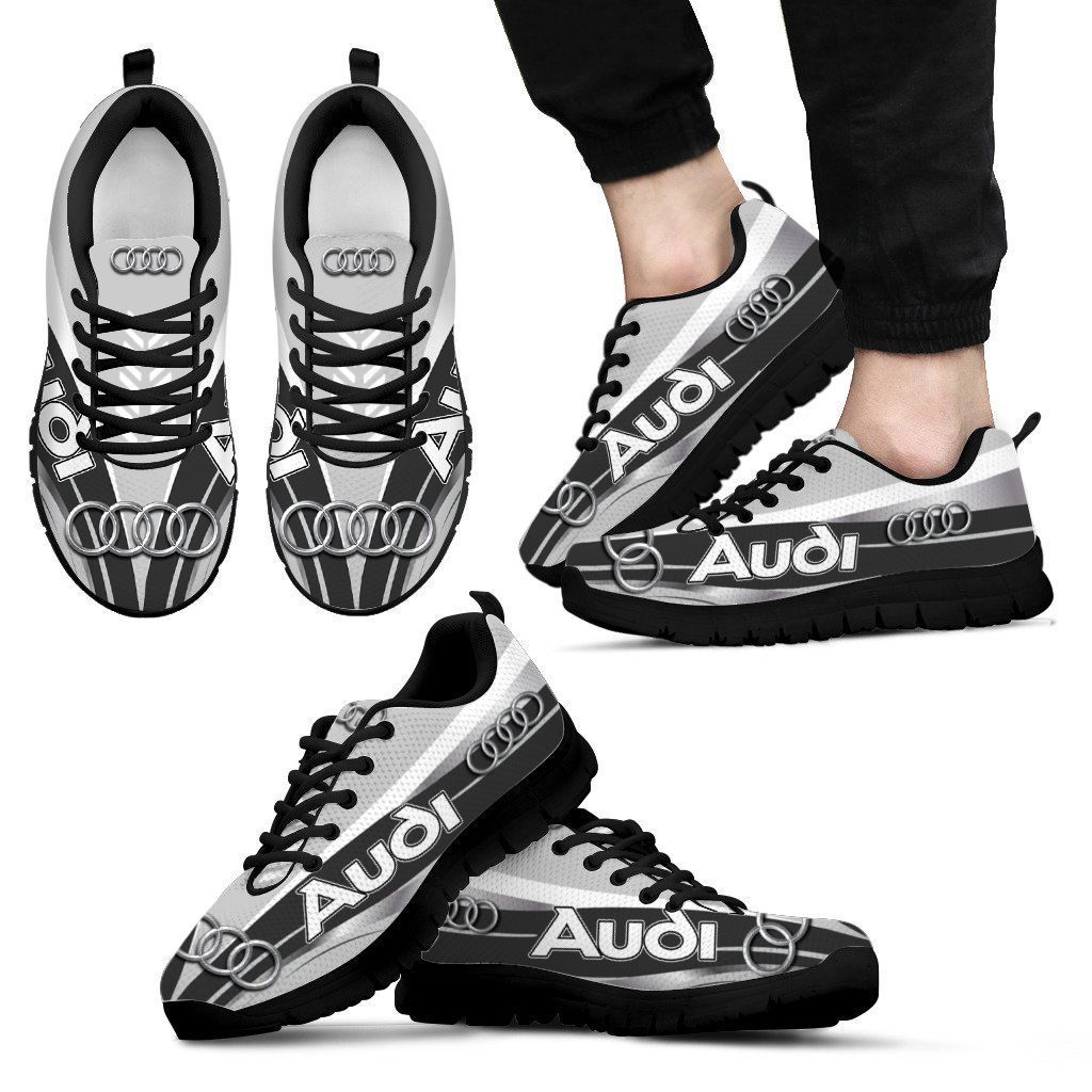 3D Printed Audi Tin -Hl Sneakers Ver 1 For Men & Women (Grey)