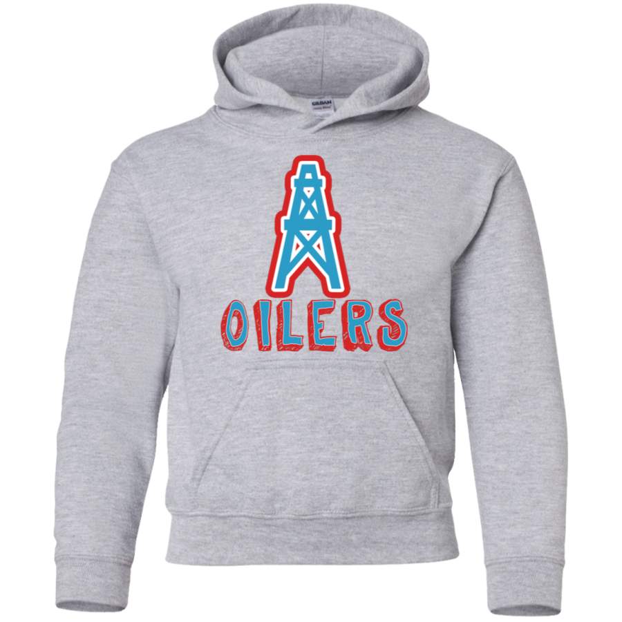 AGR Houston Oilers Youth Pullover Hoodie