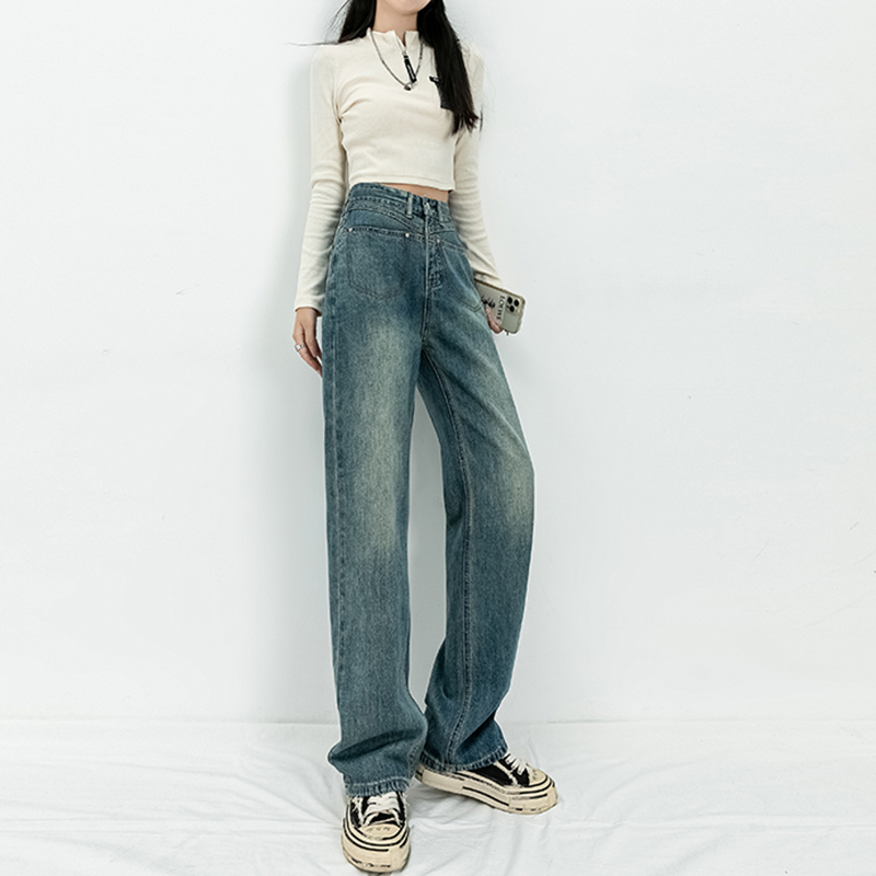 Yitimoky Denim Cargo Baggy Jeans Woman High Waist Ladies Mom Patchwork Boyfriend Wide Leg Y2K Jeans Hippie Pants Vintage Clothes alx