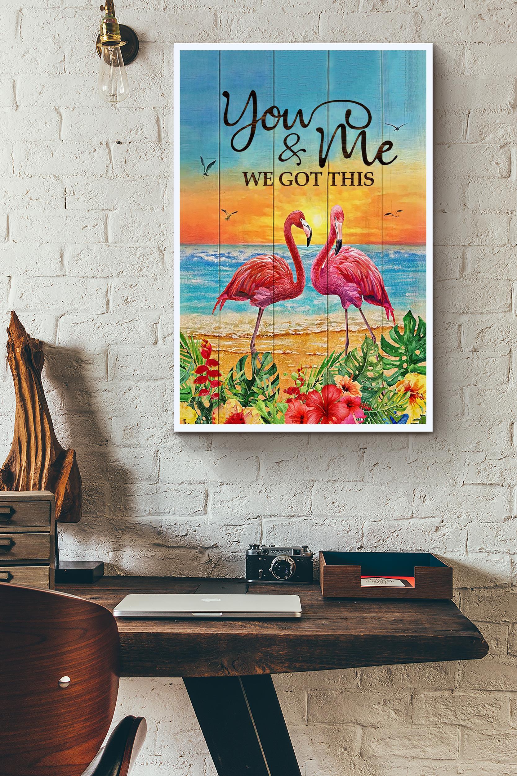 You And Me We Got This Poster – Animals Wall Art – Gift For Lovers Soulmate Sweetheart Sweetie Bedroom Decor Home Decor (Unframed) Poster