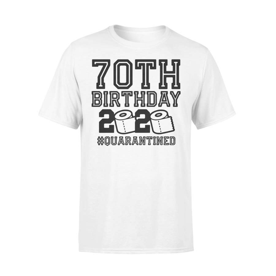 70Th Birthday 2020 Toilet Paper Quarantine  T-shirt