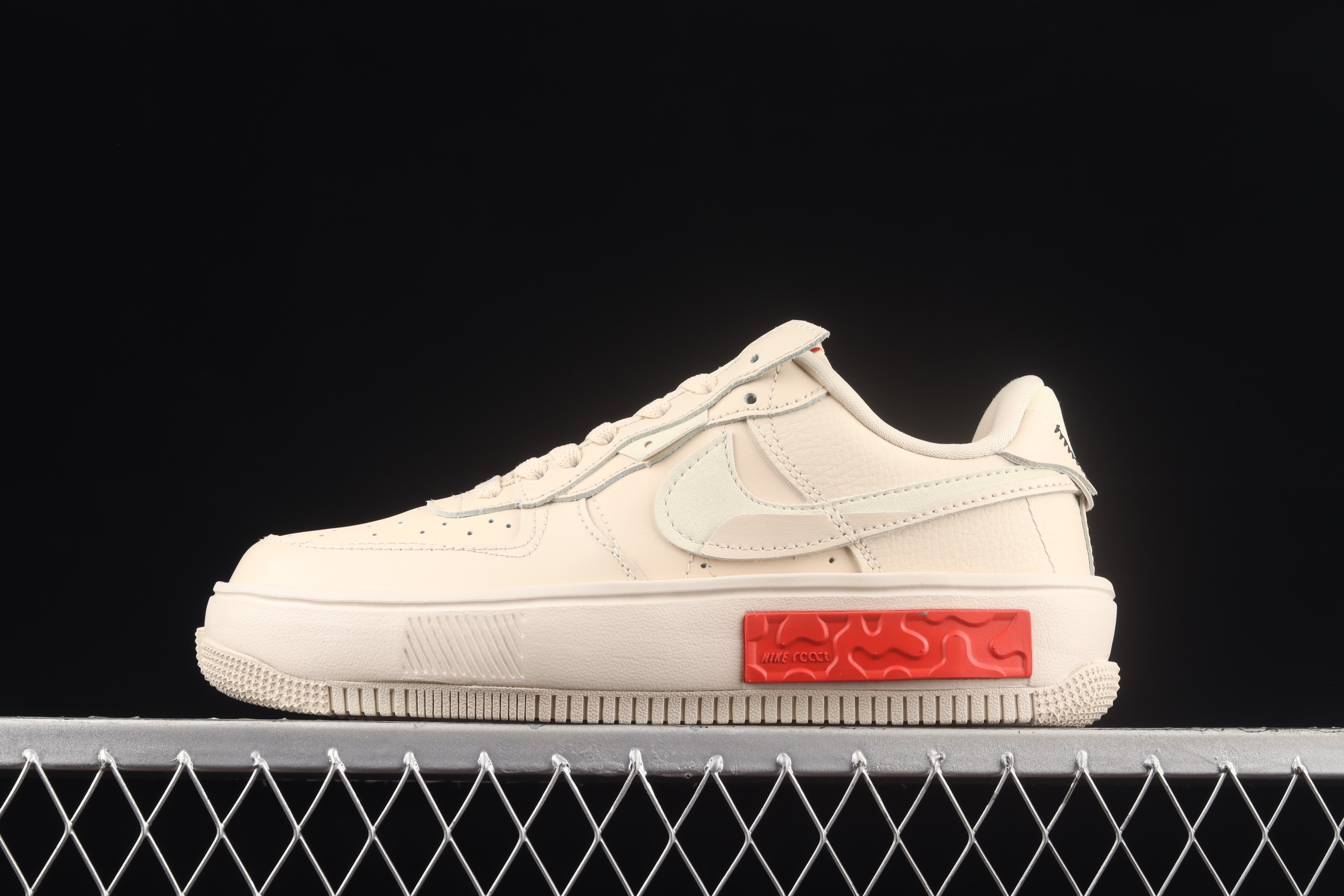 Nike Air Force 1 Fontanka ‘Pearl White University Red’ Women Sneakers SNK933174415