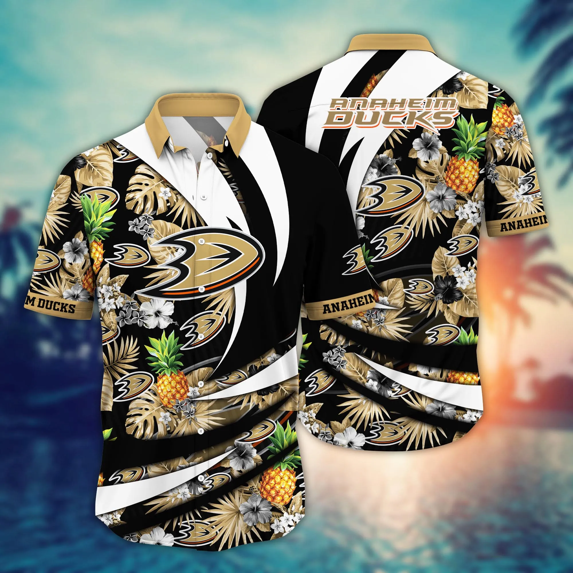 Anaheim Ducks Nhl Hawaiian Shirt High Temperatures Aloha Shirt