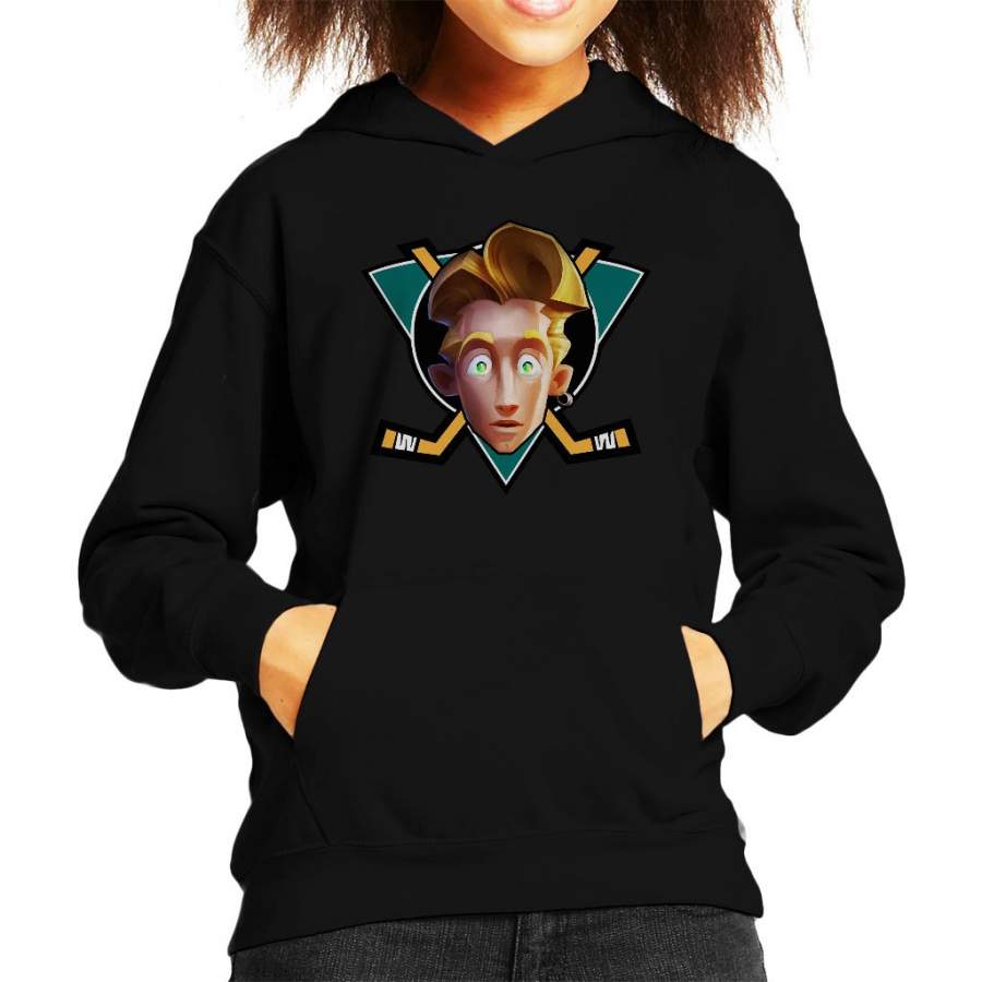 Mighty Ducks Monkey Island Guybrush Kid’s Hooded Sweatshirt