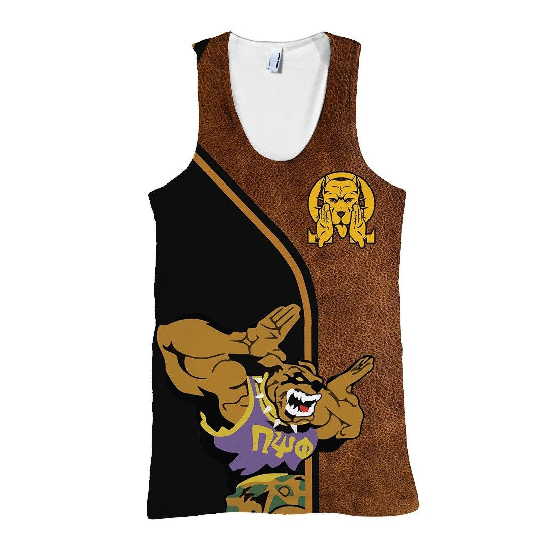 Fraternity Tank Top – Omega Psi Phi Bulldog Ques Tank Top