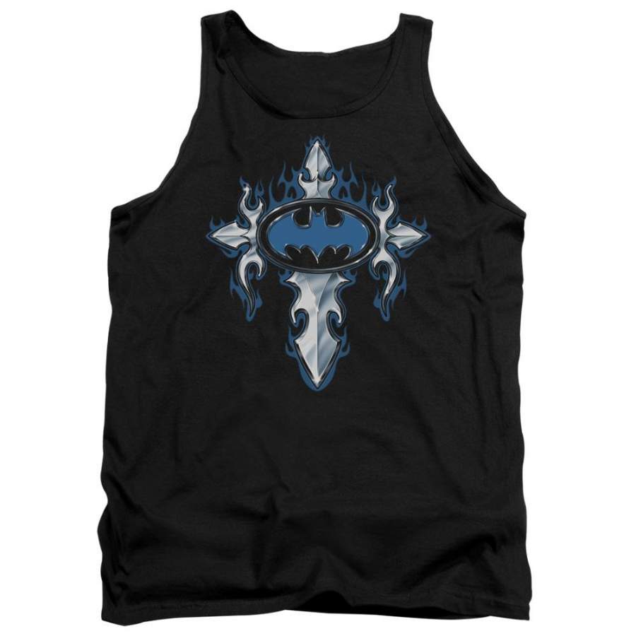 Batman – Gothic Steel Logo Adult Tank