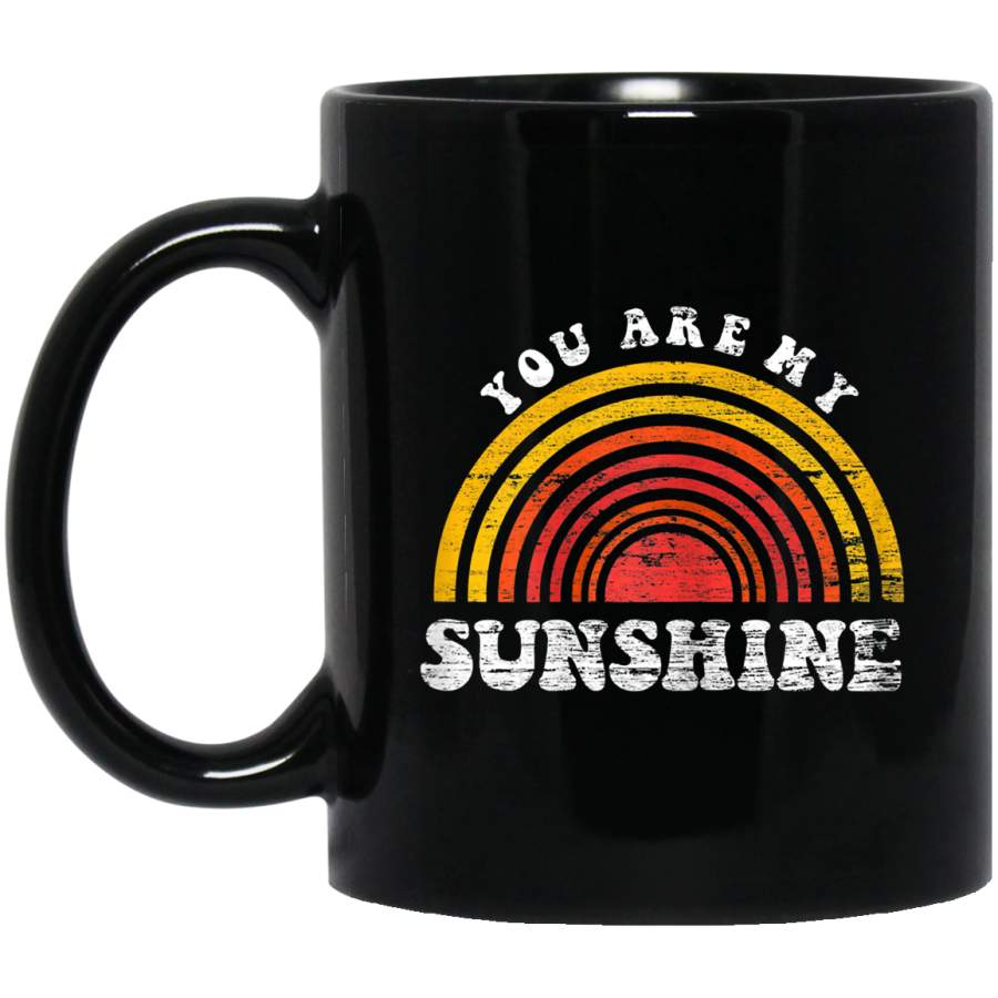 You are My Sunshine Vintage Retro 70s 80s Graphic Tee Gift Coffee Mug