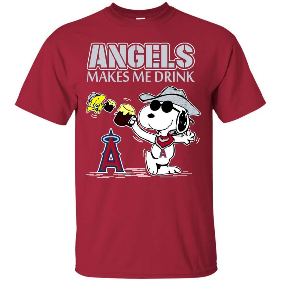 Los Angeles Angels Makes Me Drinks T-Shirt