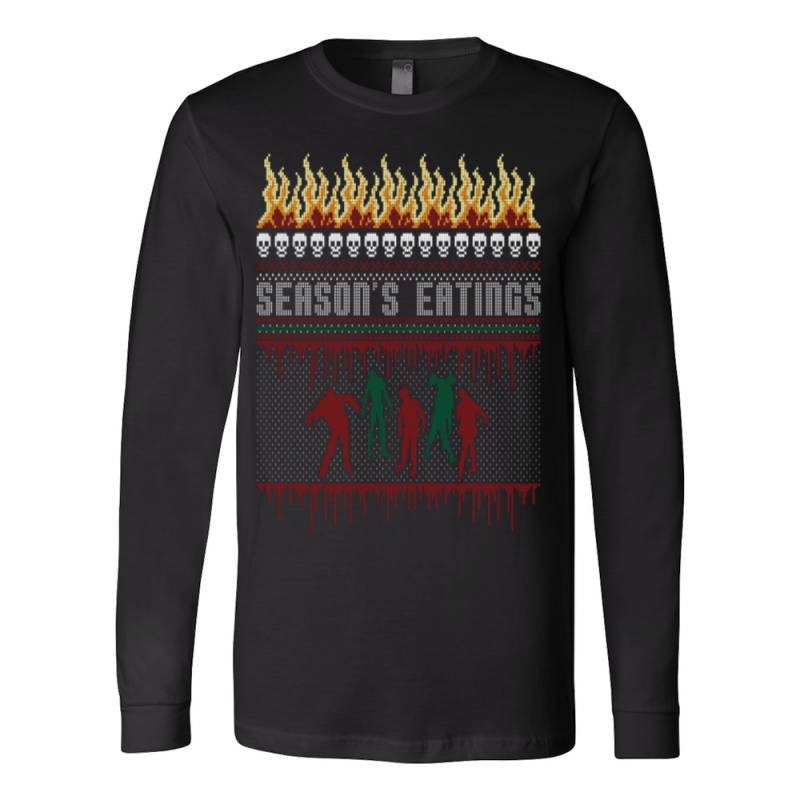 Zombie ugly christmas sweater