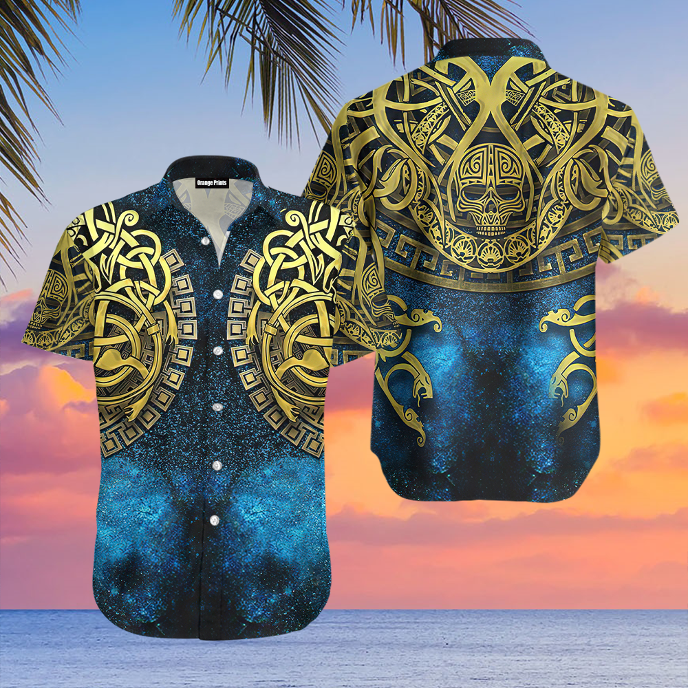 Viking Celtic Knot Tattoo Aloha Hawaii Shirts For Men And Women Ha9868