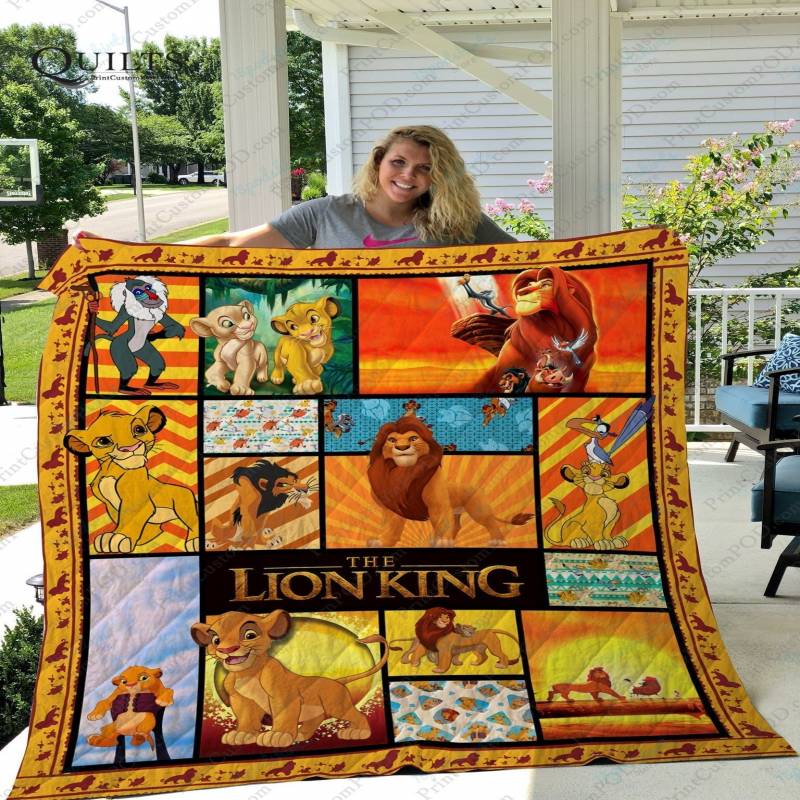 ADU Lion King 3D Quilt Blanket Ver 1