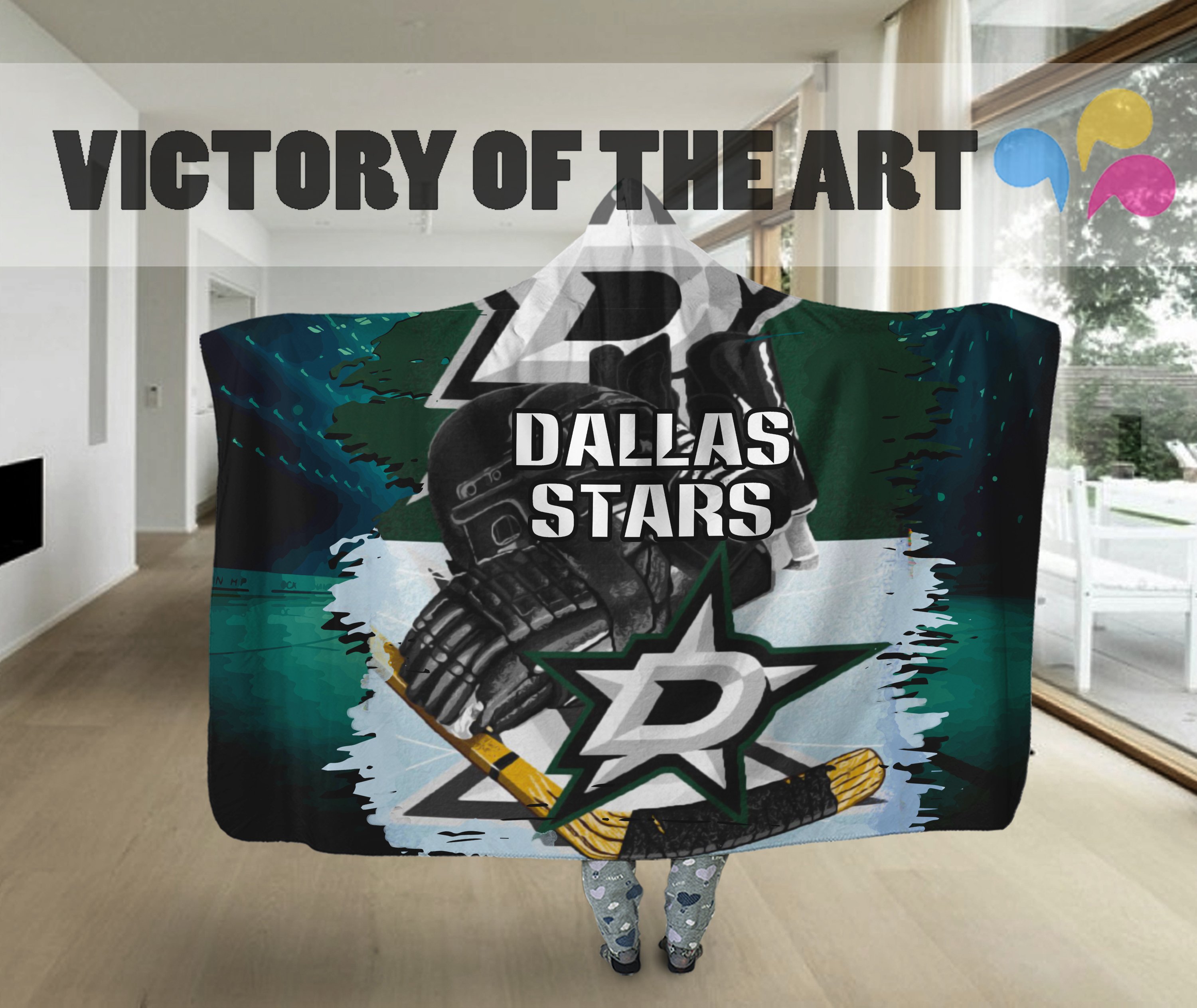 Special Edition Dallas Stars Home Field Advantage Hooded Blanket