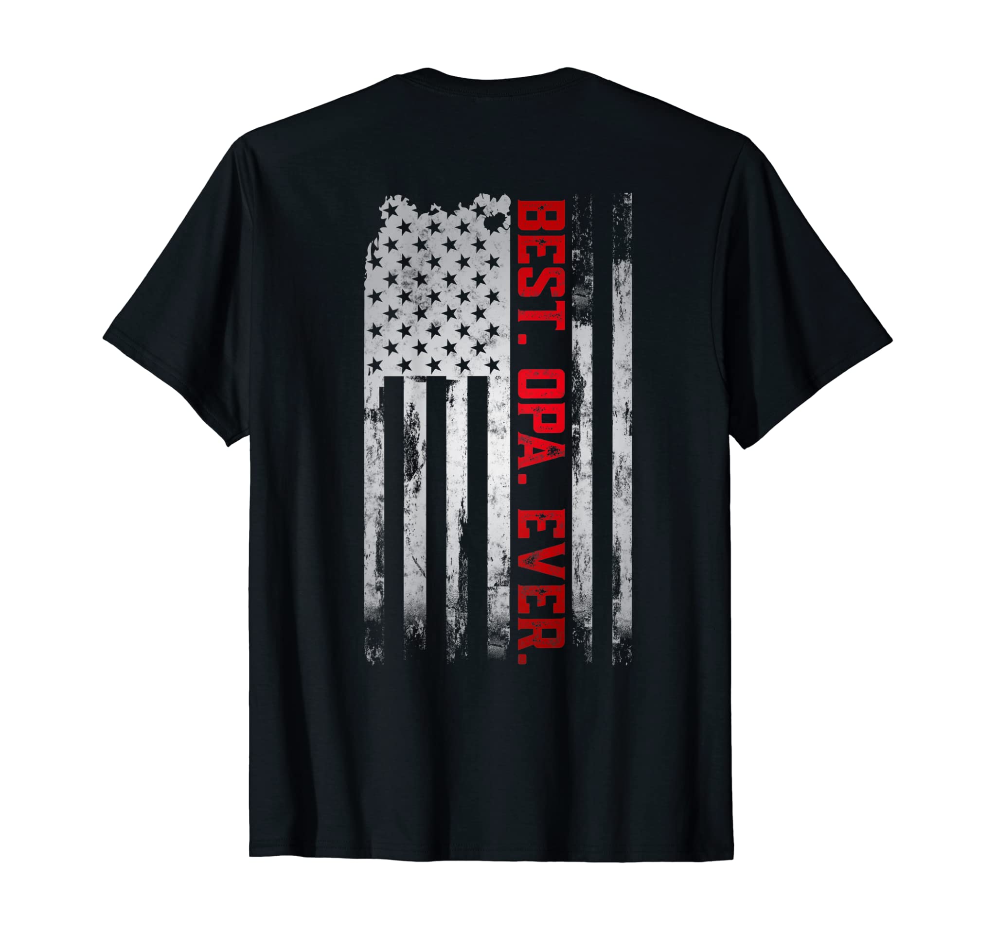 Best Opa Ever American USA flag Father’s Day gift Grandpa T-Shirt