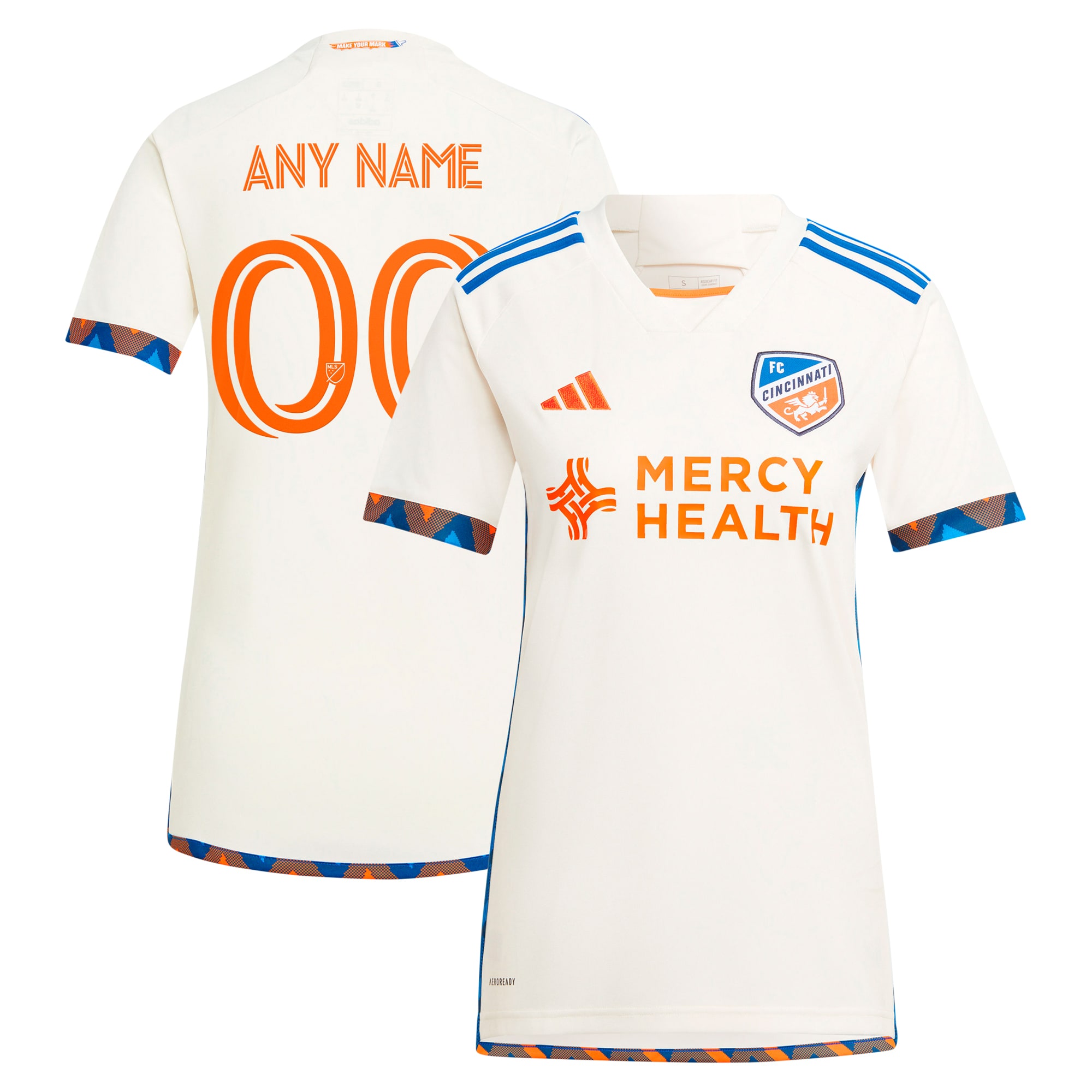 FC Cincinnati Women's 2024 The Canvas Kit Replica Custom Jersey – White