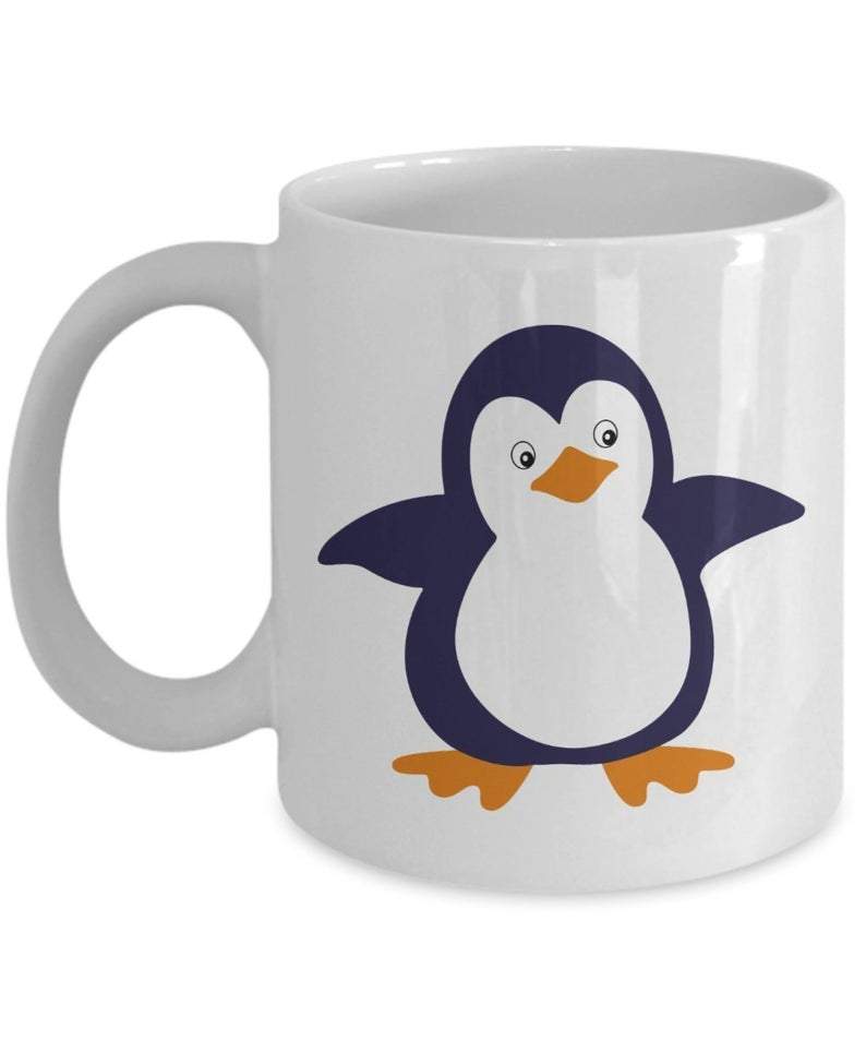 Baby Penguin Mug Gift For Friend Family Birthday Gift Double Side Printed Ceramic Coffee Mug Tea Cups Latte