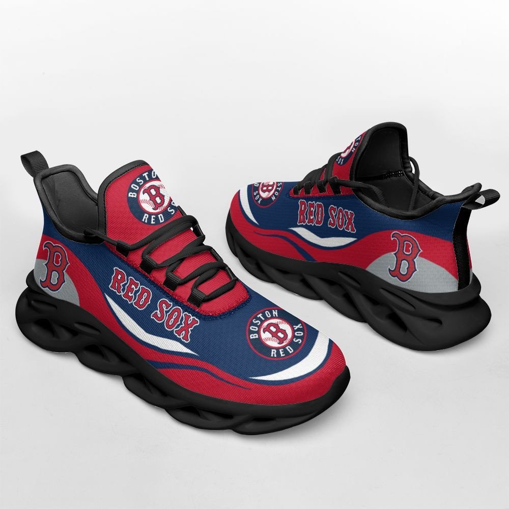 Boston Red Sox Yezy Running Sneakers Art 1692