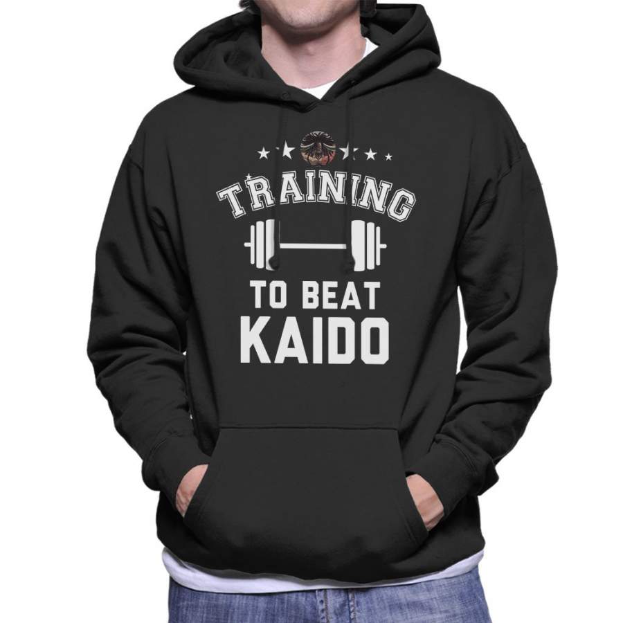 Training To Beat Kaido One Piece Men’s Hooded Sweatshirt