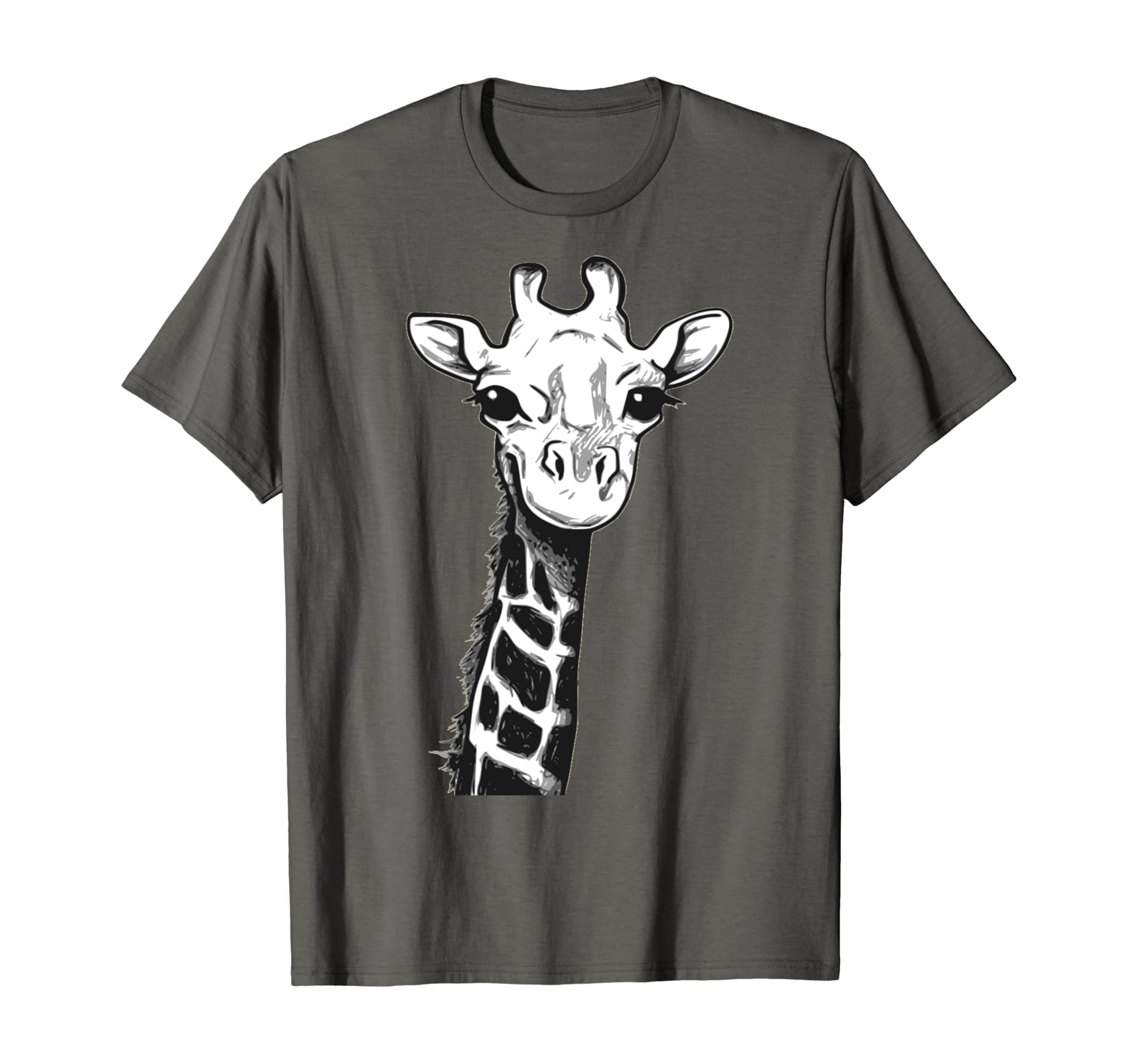 Giraffe T Shirt animal Gift Graphic Safari Zoo Tee