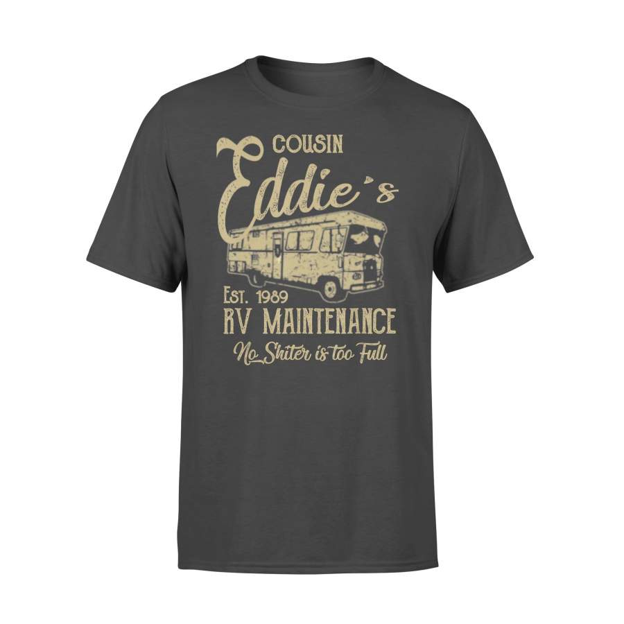 Vintage Eddies RV Maintenance Funny Christmas Retro Shirt – Standard T-shirt