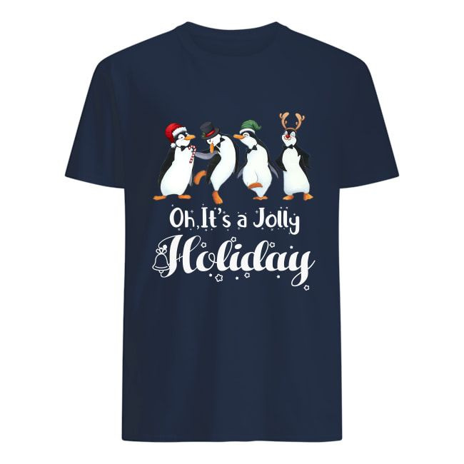 Oh Its A Jolly Holiday Penguin Lovers Funny Christmas Gift Shirts