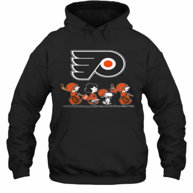 The Peanuts Philadelphia Flyers Hockey Logo Hoodie