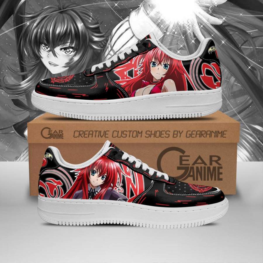 High School DxD Rias Air Force Sneakers Custom Anime Shoes PT10