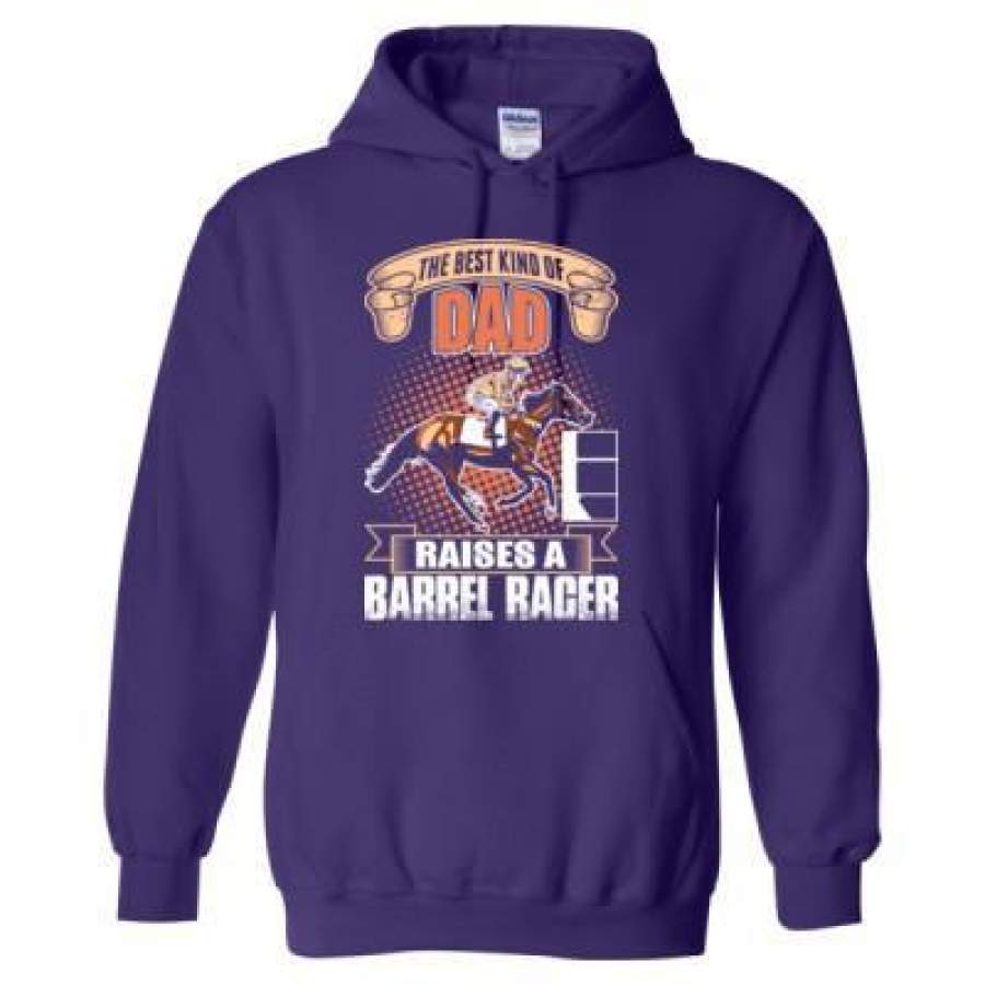 AGR The Best Kind Of Dad Raises A Barrel Racer Horse – Heavy Blend™ Hooded Sweatshirt