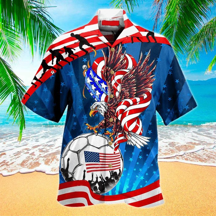 Soccer Aloha Shirt Eagle Hawaii For Men Women Adult Ha98443