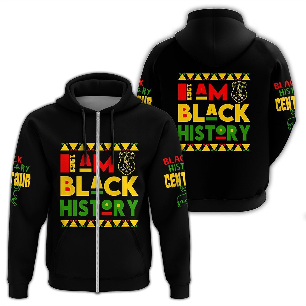 Greek Life Hoodie – Black History Iota Phi Theta Zip Hoodie