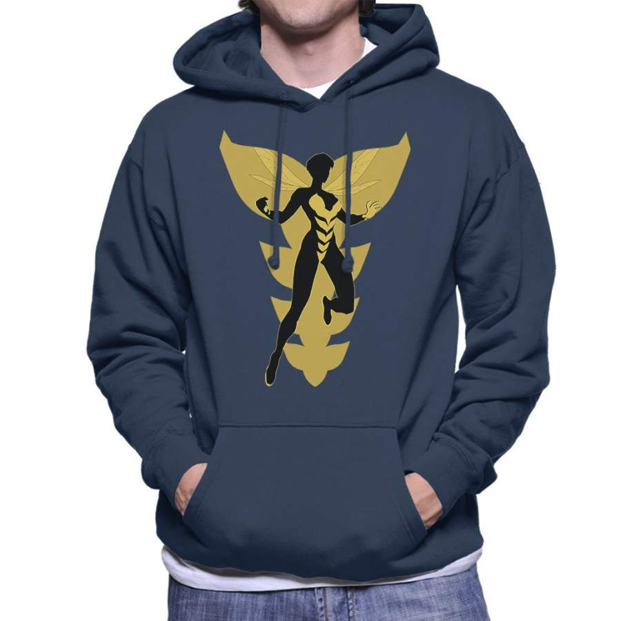 Wasp Silhouette Men’s Hooded Sweatshirt