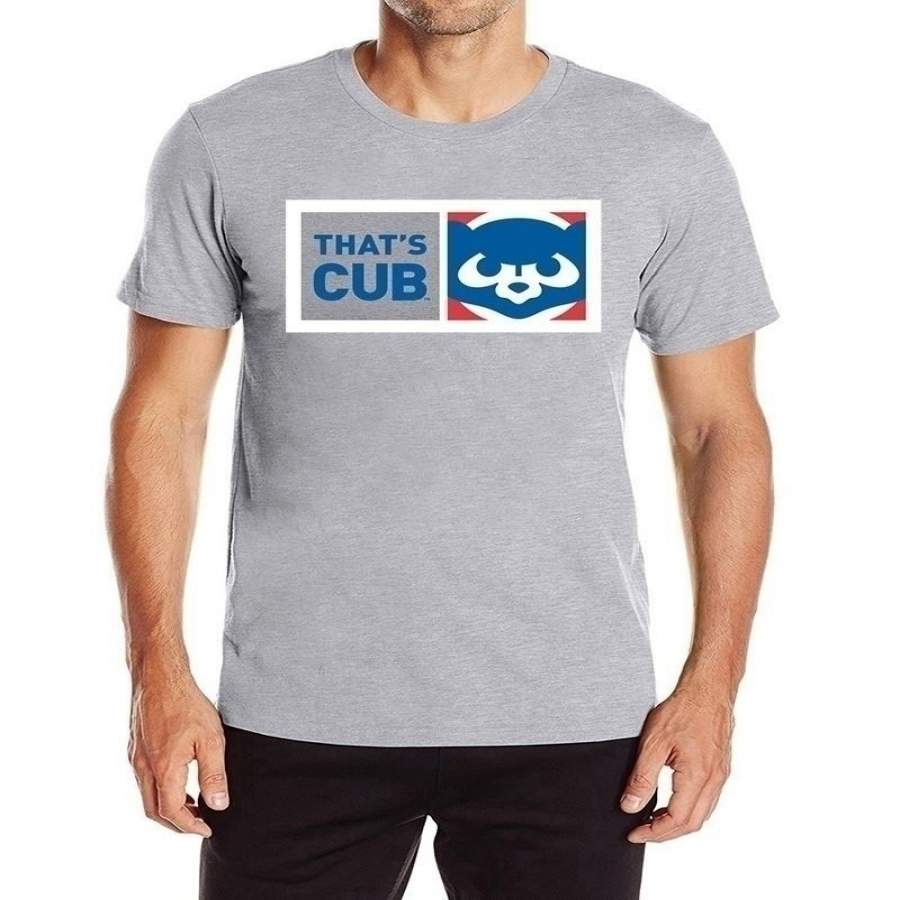 That Is CUB Chicago Bear T Shirt Summer Cotton Men’s Fashion Personality Print