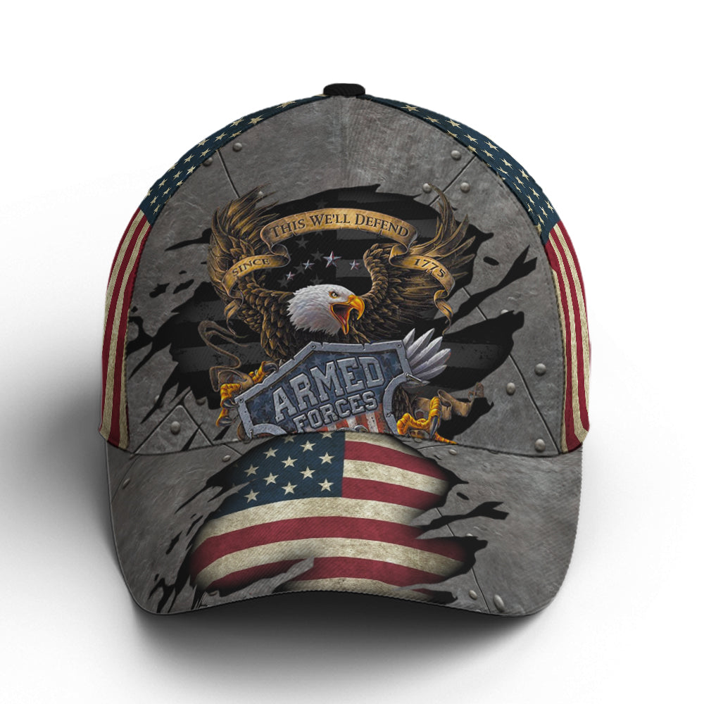 Eagle Armed Force Us Flag Baseball Cap Coolspod