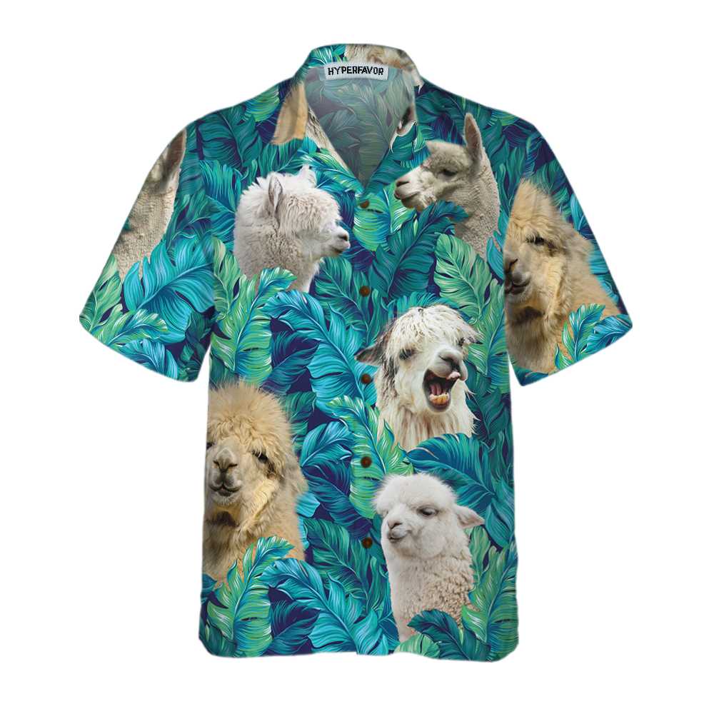 Alpaca Lover V2 Hawaiian Shirt, Funny Alpaca Shirt For Men & Women