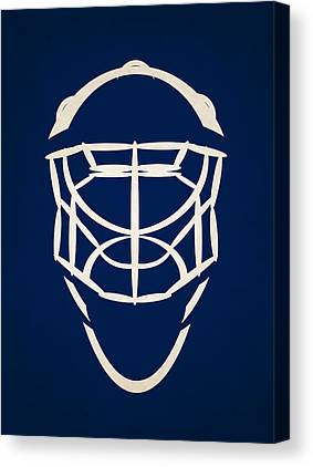 Tampa Bay Lightning Goalie Mask Joe Hamilton Canvas Print