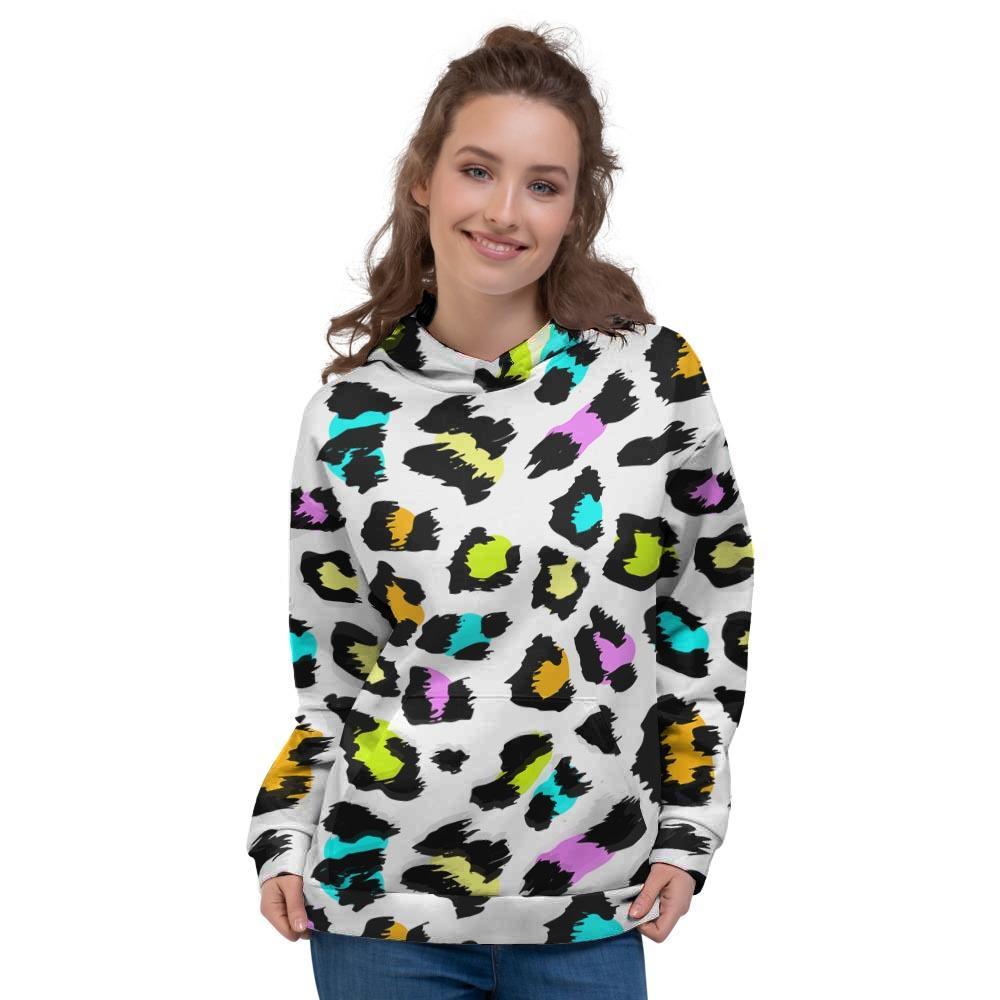 White Leopard Women’S Hoodie