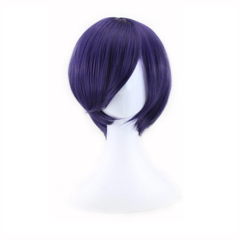 Tokyo Ghoul Touka Kirishima Wig Cosplay Costume Kirishima Toka Women Short Synthetic Hair Halloween + Wig Cap alx