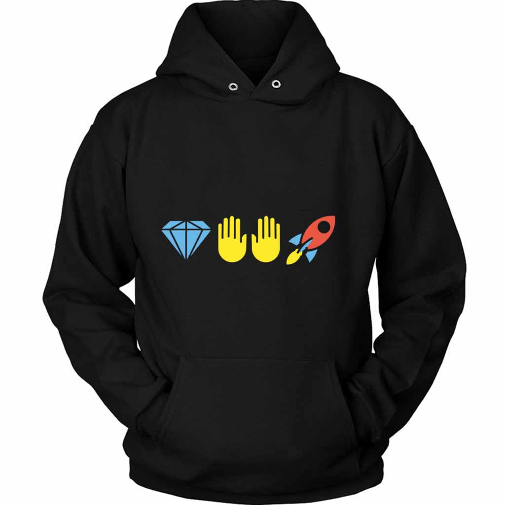 $gme – Diamond Hands To The Moon Unisex Hoodie