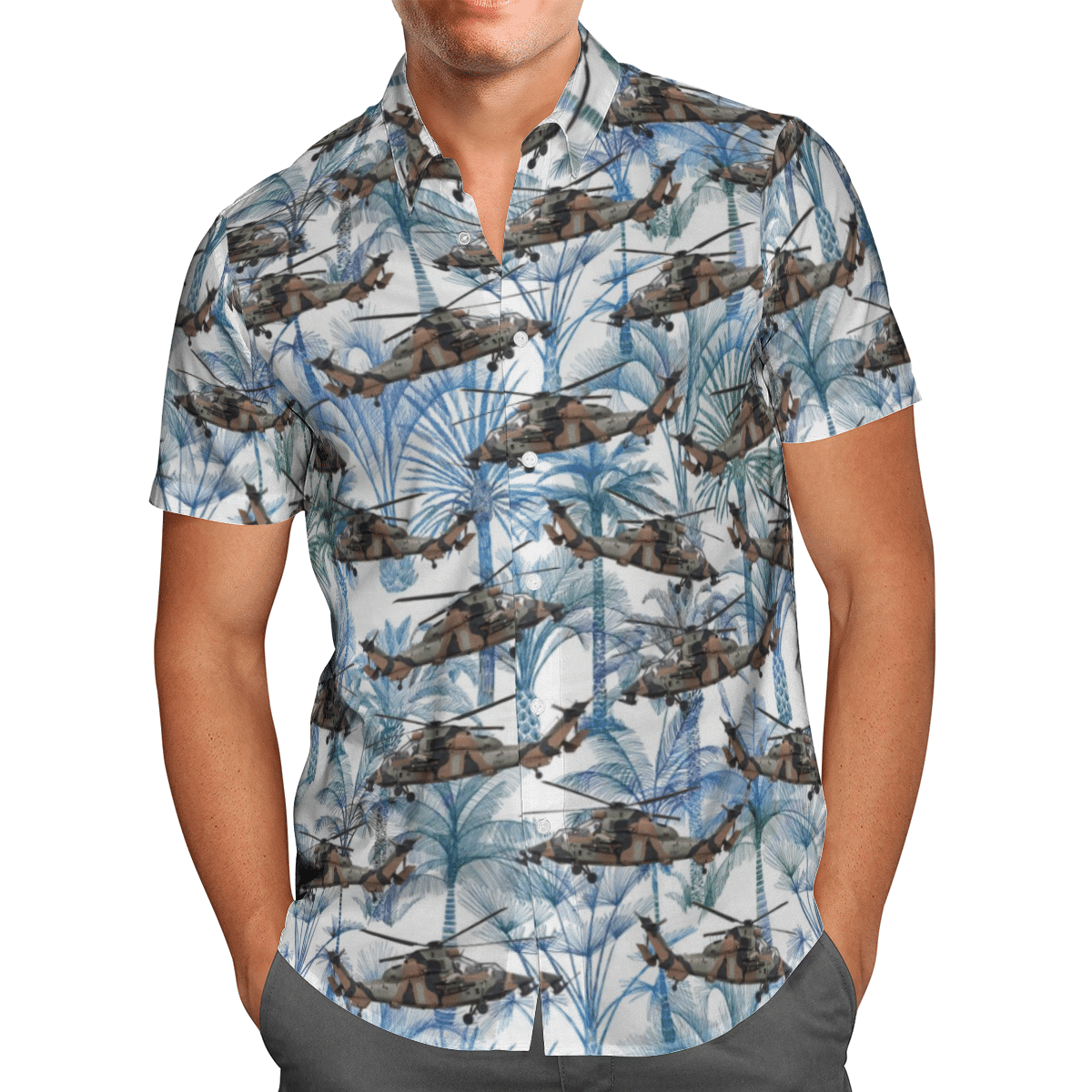 Australia Army Arh Tiger  Blue Amazing Design Unisex Hawaiian Shirt For Men And Women Dhc17063234