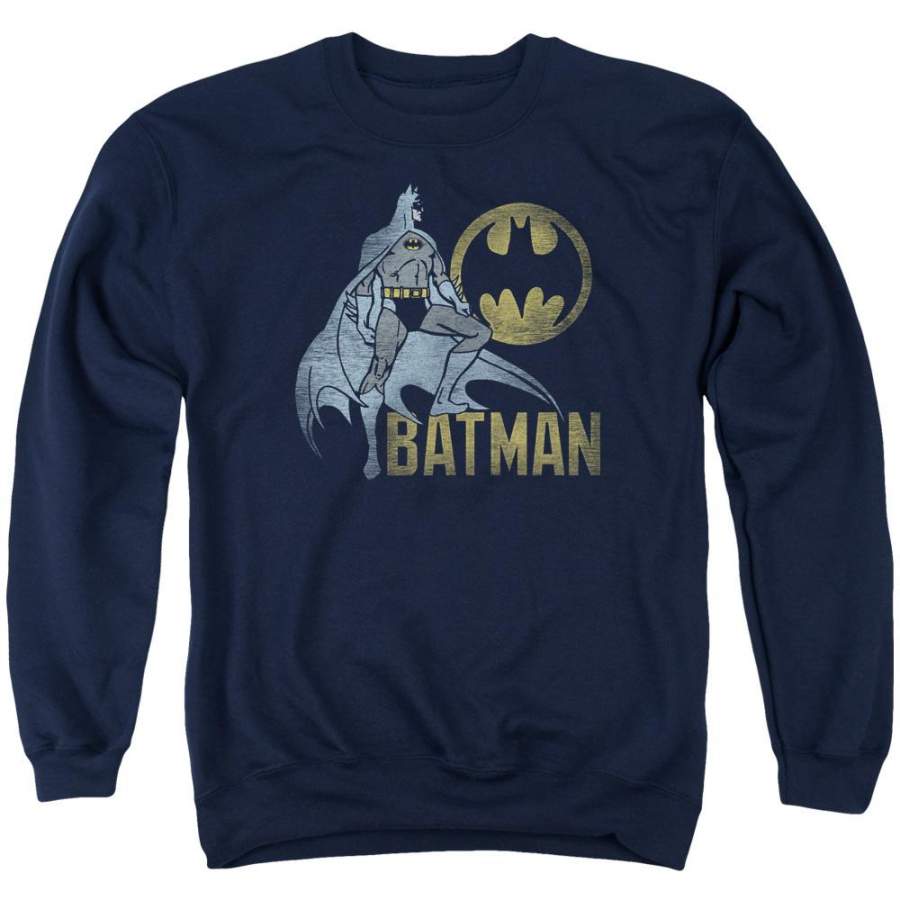 Batman – Knight Watch Adult Crewneck Sweatshirt