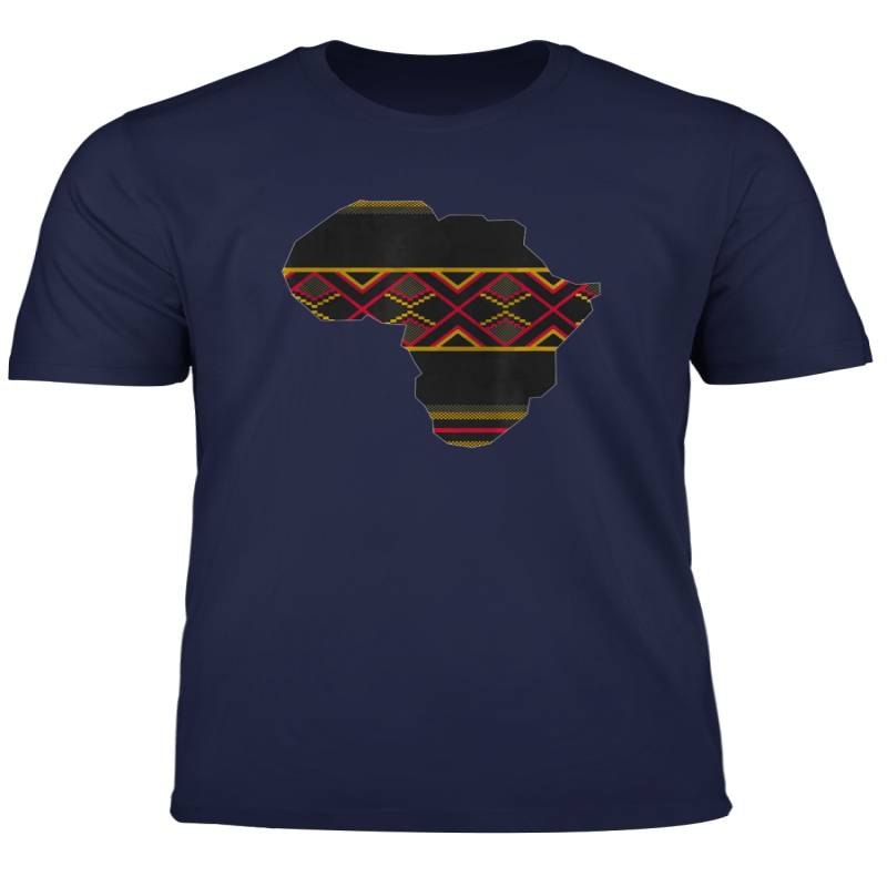 Africa Map Kente Pattern African Ghana Style Ankara T Shirt