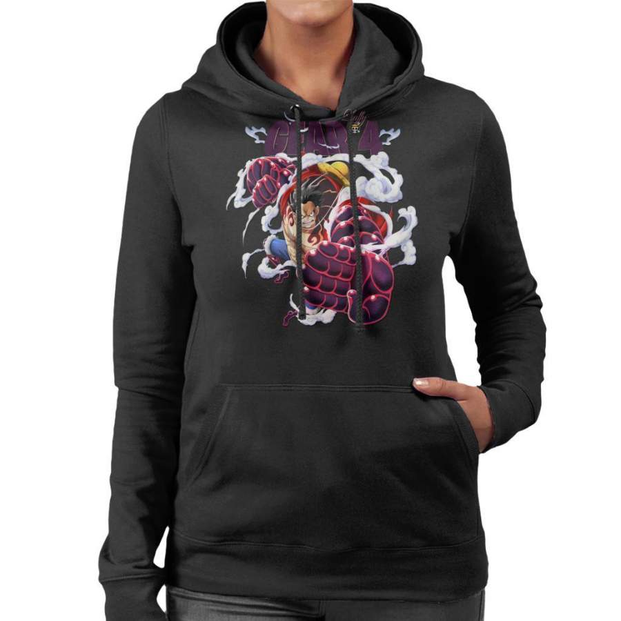 One Piece Gear 4 Punch Women’s Hooded Sweatshirt